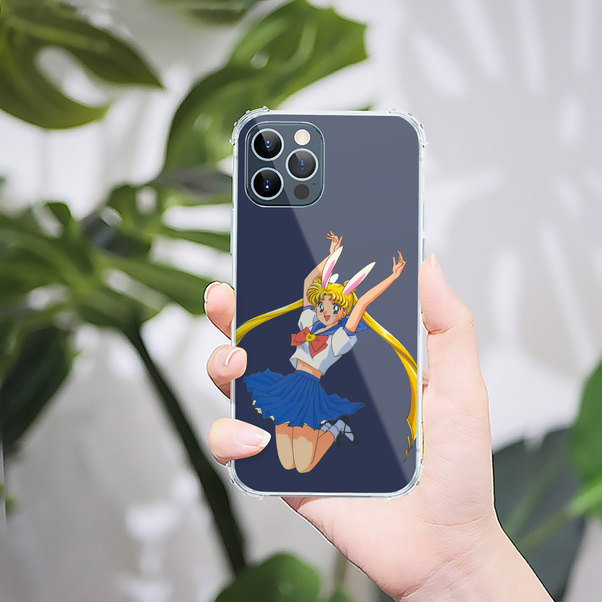 （画像用） 美少女戦士セーラームーン 愛野 美奈子 あいの みなこ Sailor Moon Aino Minako 【iPhone 12シリーズ対応】透明スマホケース（クリアソフトケース）